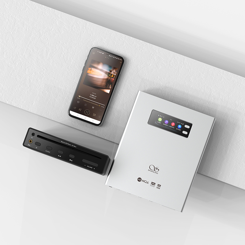 う*ぎ様 SHANLING ec mini SHANLING Tragbarer Stereo-CD-Player und DAP EC Mini, Fahrzeug-CD